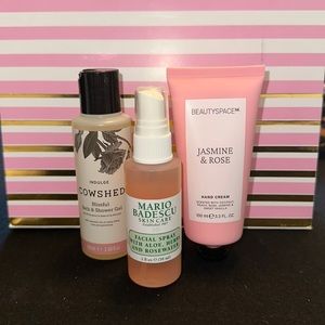 Cowshed, Mario Badescu, & Beauty Space Bundle- NWT